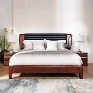 Belluni Bed Leather Head King